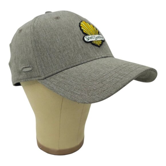 Shell Landing Strapback Cap Embroidered Logo Patch Trucker Golf Hat Pukka - Picture 3 of 13